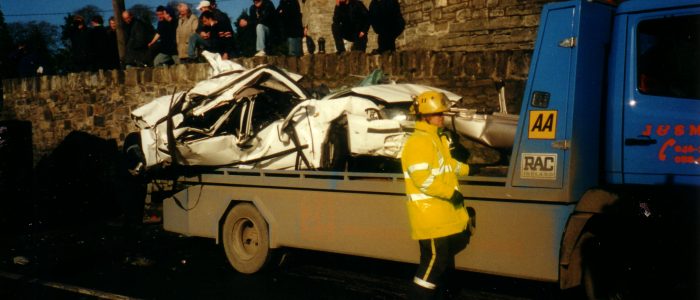 Mill Hill, Slane. Scene of a fatal Road Traffic Accident in 2001